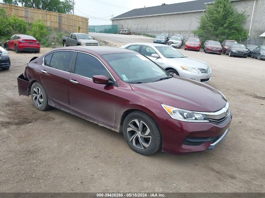 2016 Honda Accord Lx VIN: 1HGCR2F34GA190939 Lot: 39435285