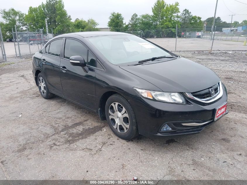 2013 Honda Civic Hybrid VIN: 19XFB4F28DE202313 Lot: 39435290