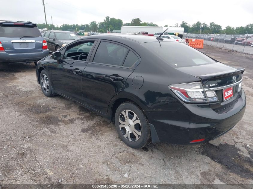 2013 Honda Civic Hybrid VIN: 19XFB4F28DE202313 Lot: 39435290