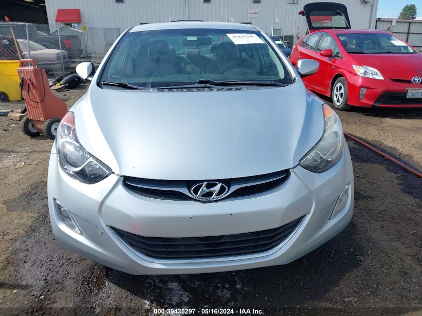 2012 Hyundai Elantra Gls VIN: 5NPDH4AE9CH138185 Lot: 39435297