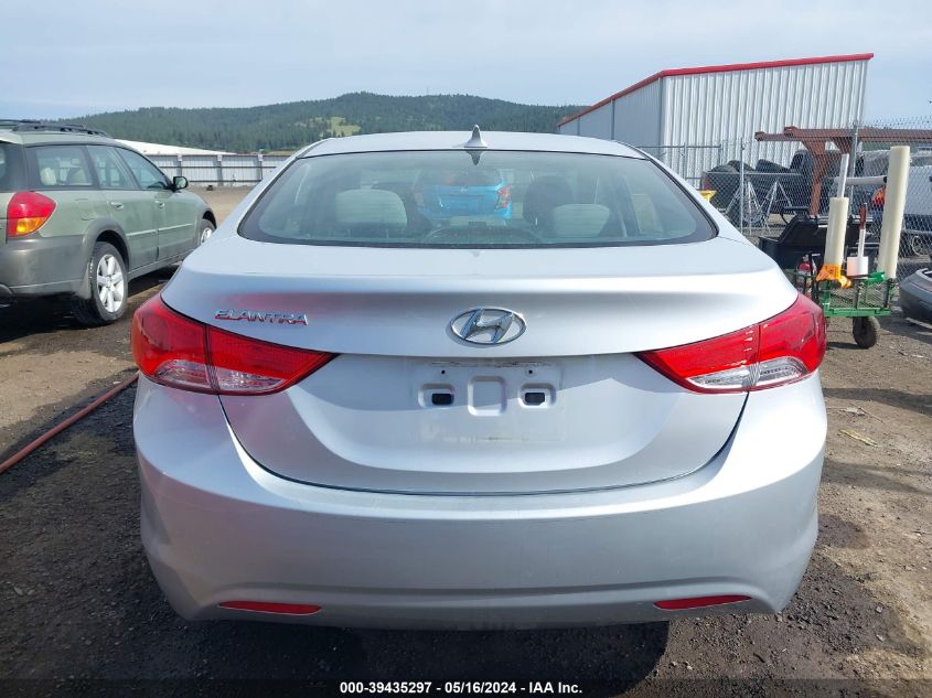 2012 Hyundai Elantra Gls VIN: 5NPDH4AE9CH138185 Lot: 39435297