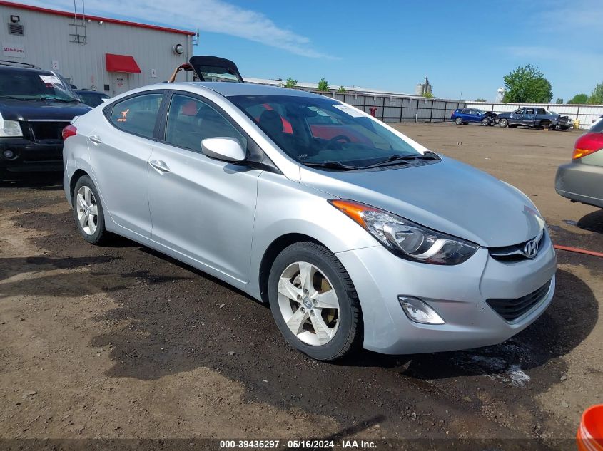 2012 Hyundai Elantra Gls VIN: 5NPDH4AE9CH138185 Lot: 39435297