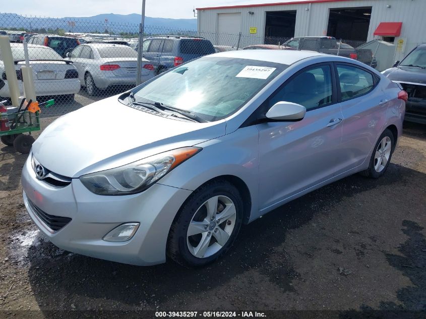 2012 Hyundai Elantra Gls VIN: 5NPDH4AE9CH138185 Lot: 39435297