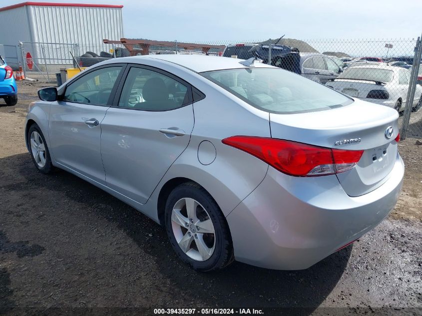 2012 Hyundai Elantra Gls VIN: 5NPDH4AE9CH138185 Lot: 39435297