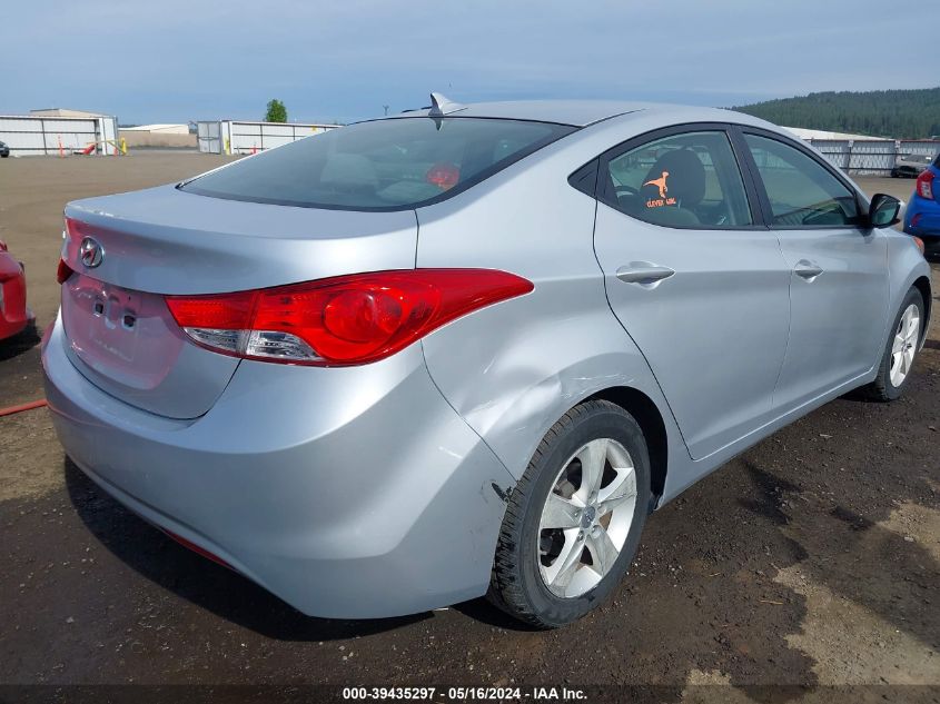 2012 Hyundai Elantra Gls VIN: 5NPDH4AE9CH138185 Lot: 39435297