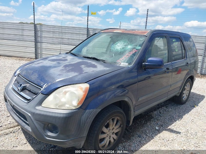 2005 Honda Cr-V Ex VIN: SHSRD788X5U325805 Lot: 39435302