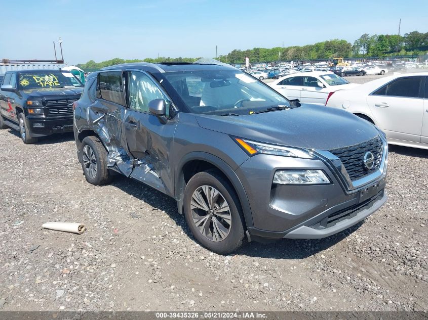 2021 Nissan Rogue Sv Intelligent Awd VIN: JN8AT3BB3MW233406 Lot: 39435326