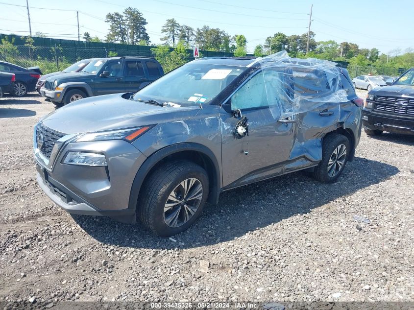 2021 Nissan Rogue Sv Intelligent Awd VIN: JN8AT3BB3MW233406 Lot: 39435326