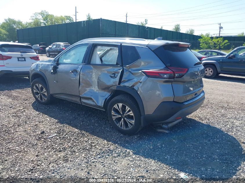 2021 Nissan Rogue Sv Intelligent Awd VIN: JN8AT3BB3MW233406 Lot: 39435326