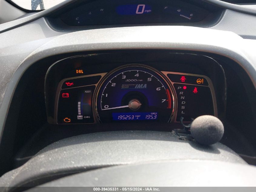 2009 Honda Civic Hybrid VIN: JHMFA36219S003121 Lot: 39435331