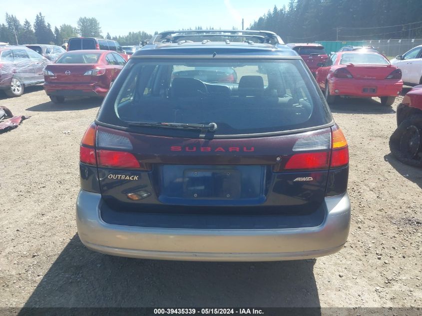 2003 Subaru Outback VIN: 4S3BH675637628274 Lot: 39435339