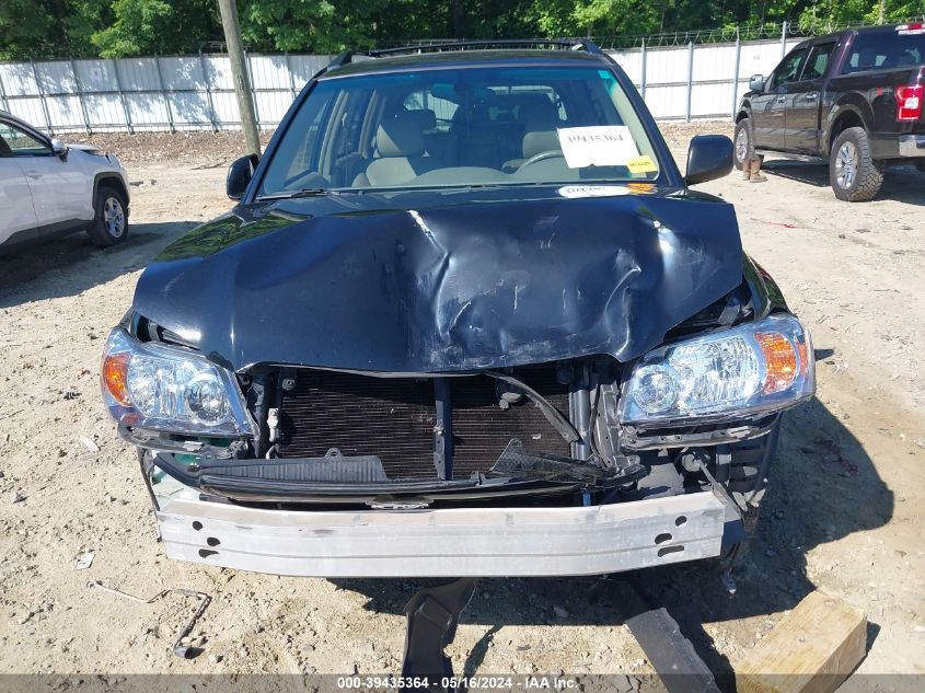 2005 Toyota Highlander Limited V6 VIN: JTEDP21A850084927 Lot: 39435364