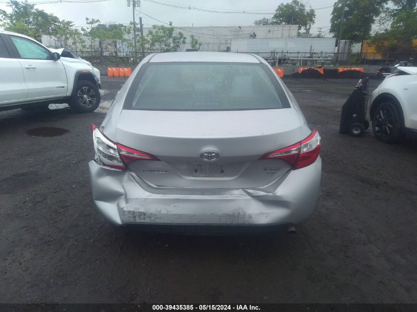 2015 Toyota Corolla Le VIN: 2T1BURHE6FC360373 Lot: 39435385