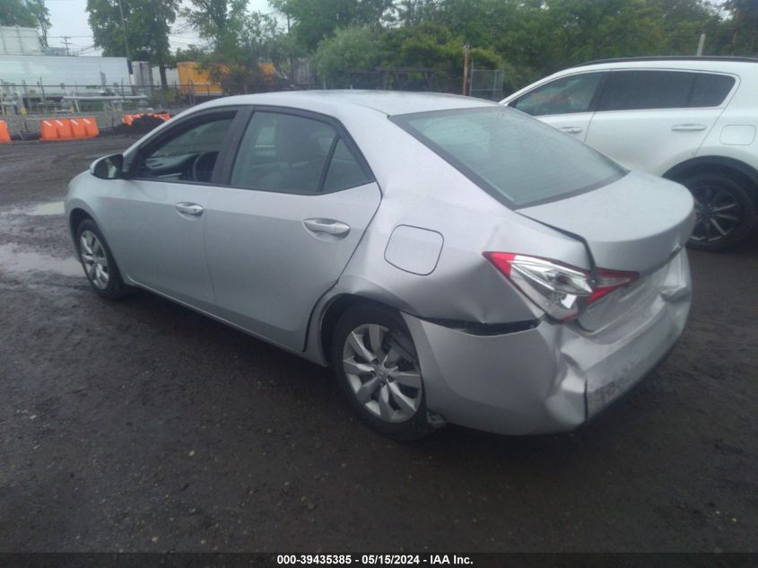 2015 Toyota Corolla Le VIN: 2T1BURHE6FC360373 Lot: 39435385