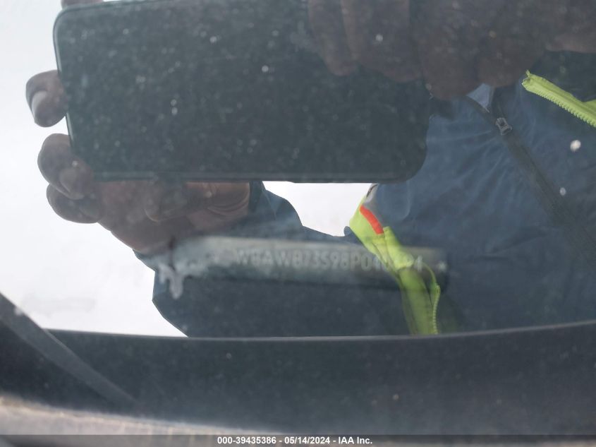 2008 BMW 335I VIN: WBAWB73598P040694 Lot: 39435386