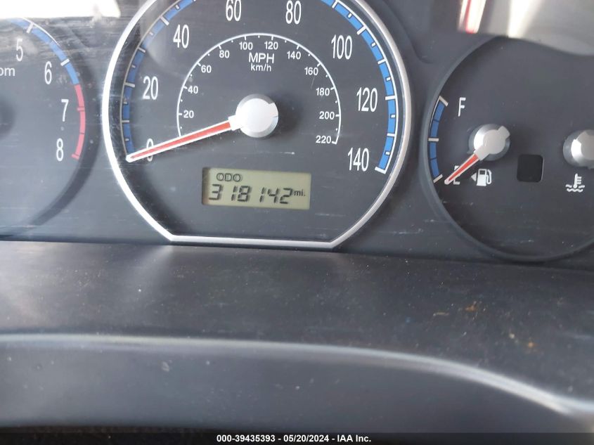 2009 Hyundai Santa Fe Gls VIN: 5NMSG13D59H317374 Lot: 39435393