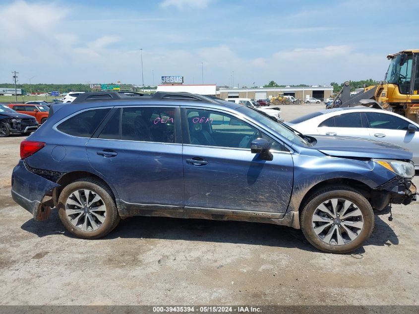 2017 Subaru Outback 2.5I Limited VIN: 4S4BSANC7H3230863 Lot: 39435394