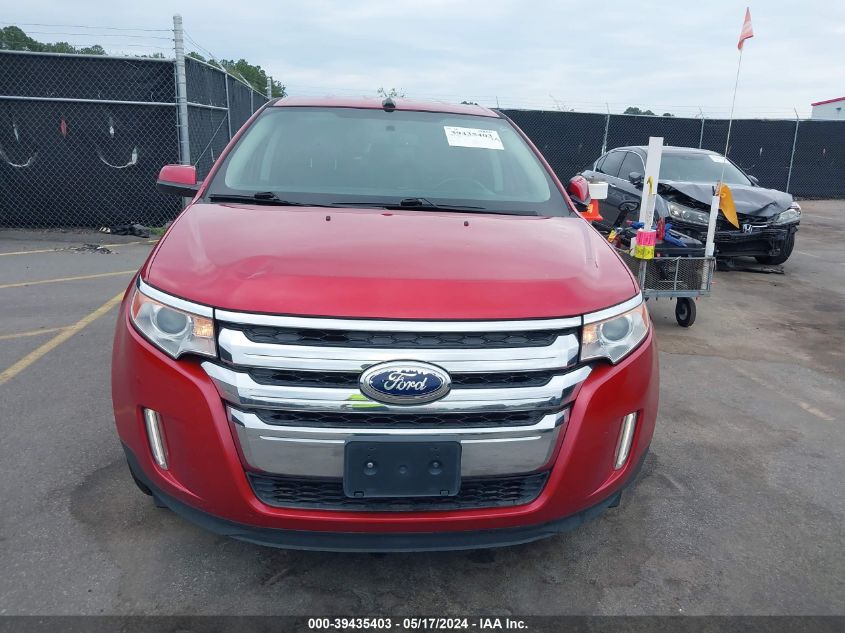2012 Ford Edge Sel VIN: 2FMDK3J9XCBA39557 Lot: 39435403