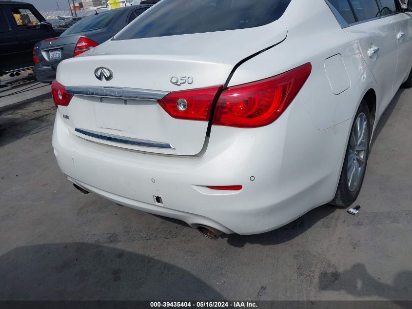 2014 Infiniti Q50 Premium VIN: JN1BV7AR3EM685906 Lot: 39435404