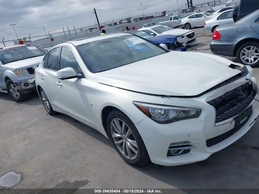 2014 Infiniti Q50 Premium VIN: JN1BV7AR3EM685906 Lot: 39435404