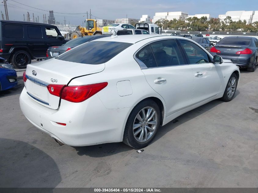 2014 Infiniti Q50 Premium VIN: JN1BV7AR3EM685906 Lot: 39435404