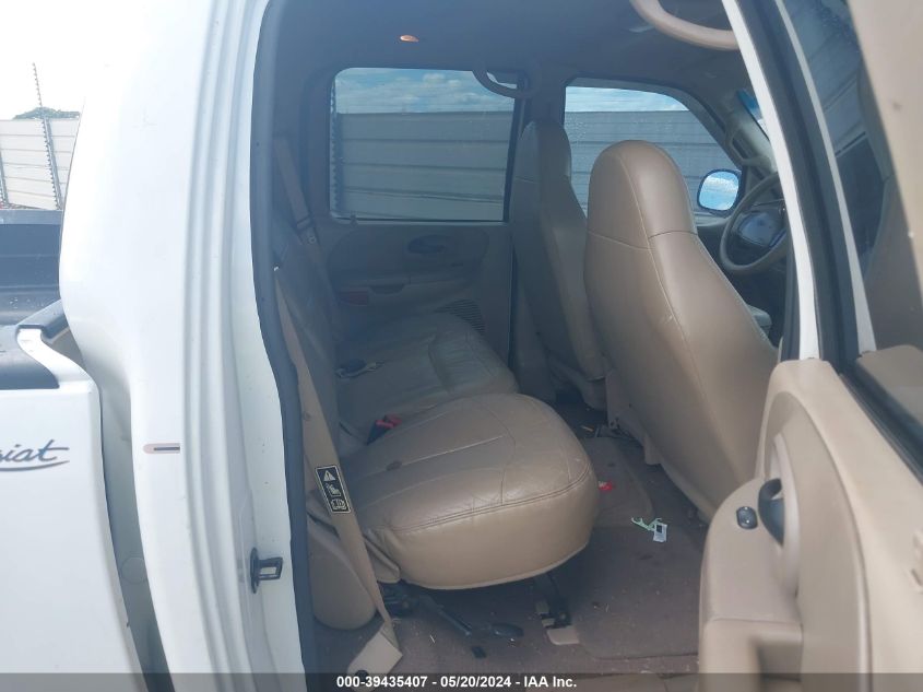 2001 Ford F-150 King Ranch Edition/Lariat/Xlt VIN: 1FTRW08L31KD65086 Lot: 39435407