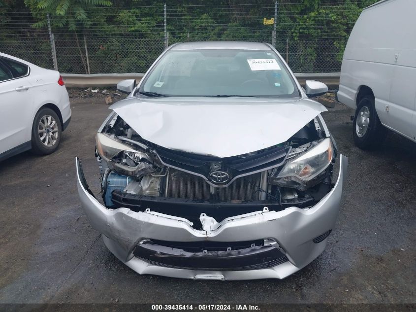 2015 Toyota Corolla Le VIN: 5YFBURHE9FP258713 Lot: 39435414