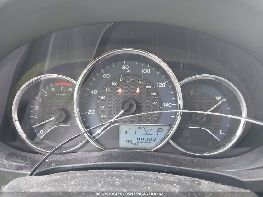 2015 Toyota Corolla Le VIN: 5YFBURHE9FP258713 Lot: 39435414