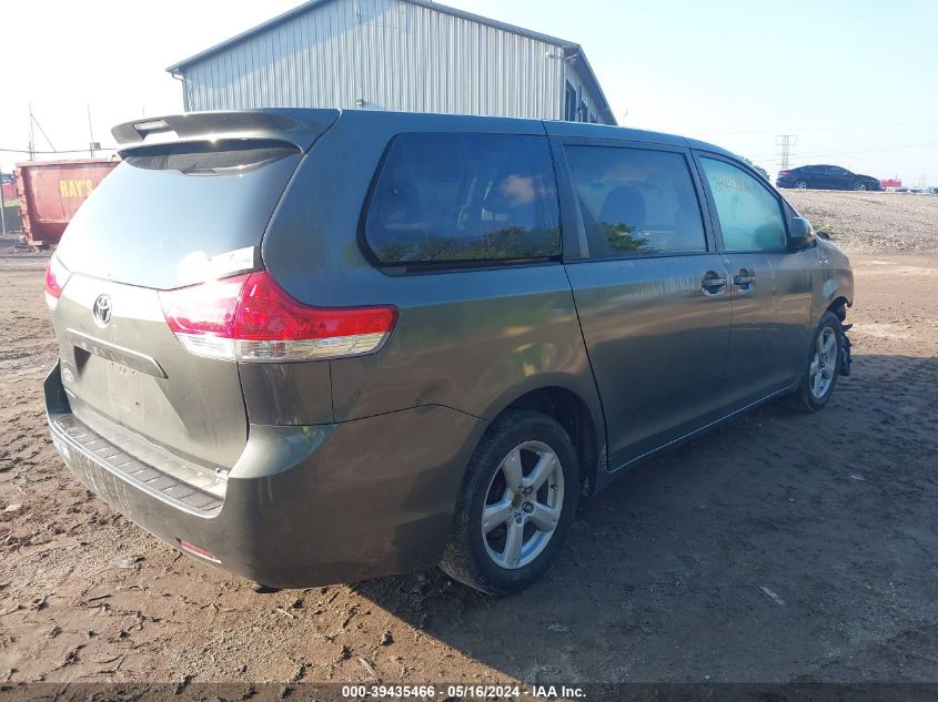 2012 Toyota Sienna Le 8 Passenger VIN: 5TDKA3DC1CS013756 Lot: 39435466