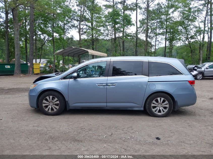 2014 Honda Odyssey Ex-L VIN: 5FNRL5H65EB123631 Lot: 39435469