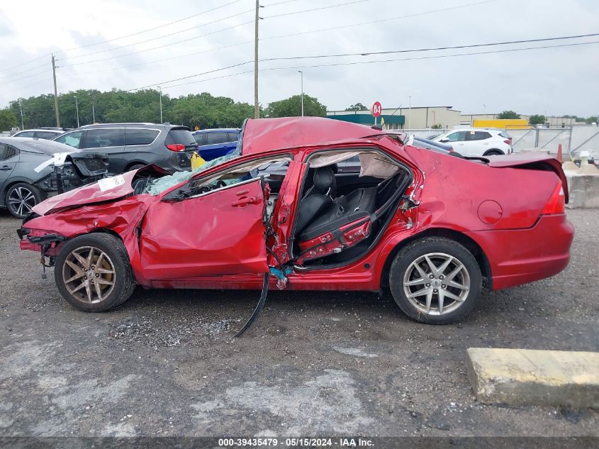 2012 Ford Fusion Sel VIN: 3FAHP0JG1CR322229 Lot: 39435479