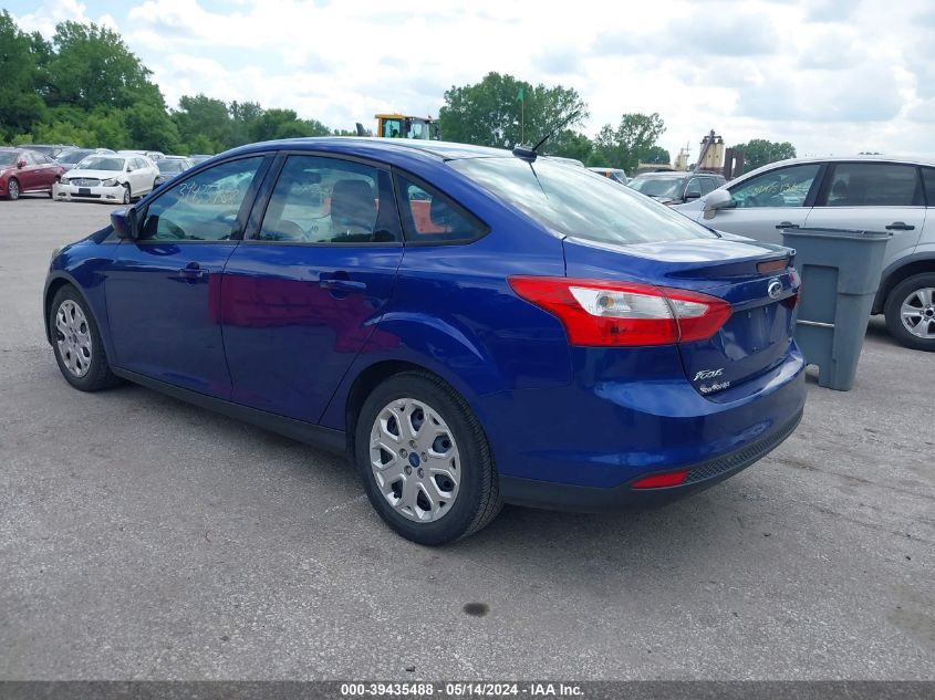 2012 Ford Focus Se VIN: 1FAHP3F27CL342921 Lot: 39435488