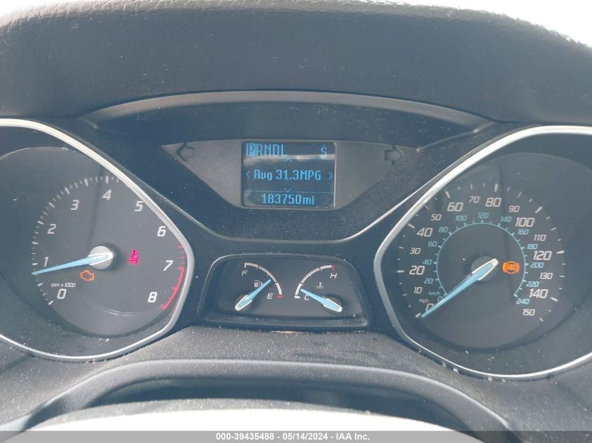 2012 Ford Focus Se VIN: 1FAHP3F27CL342921 Lot: 39435488