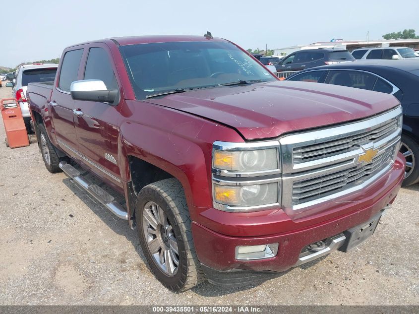 2014 Chevrolet Silverado 1500 High Country VIN: 3GCUKTECXEG350609 Lot: 39435501