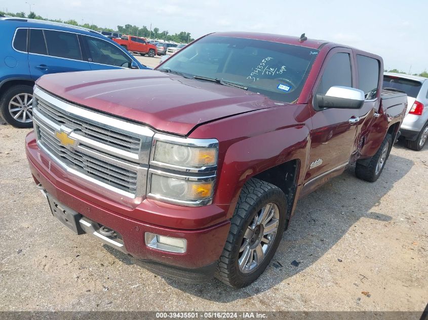 2014 Chevrolet Silverado 1500 High Country VIN: 3GCUKTECXEG350609 Lot: 39435501