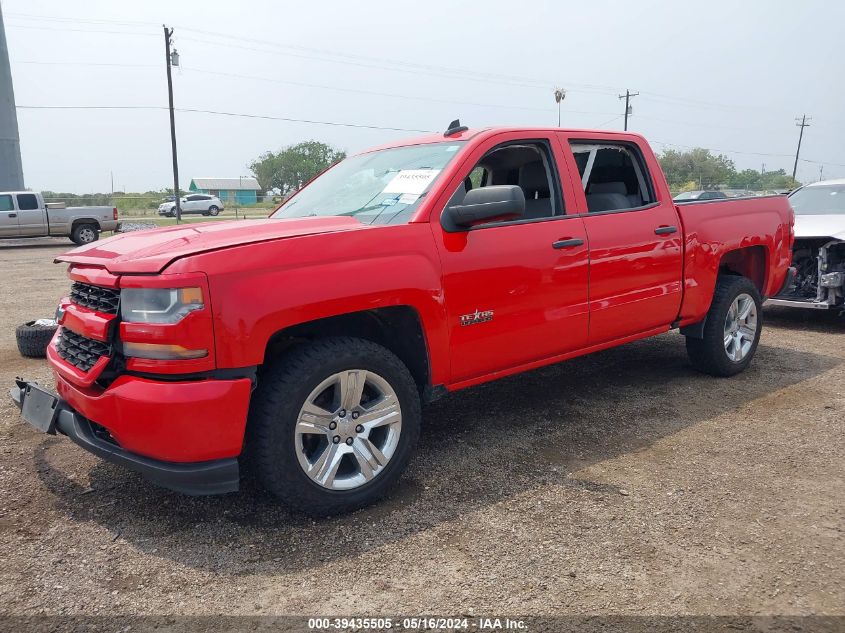 2018 Chevrolet Silverado 1500 Custom VIN: 3GCPCPEC2JG642329 Lot: 39435505