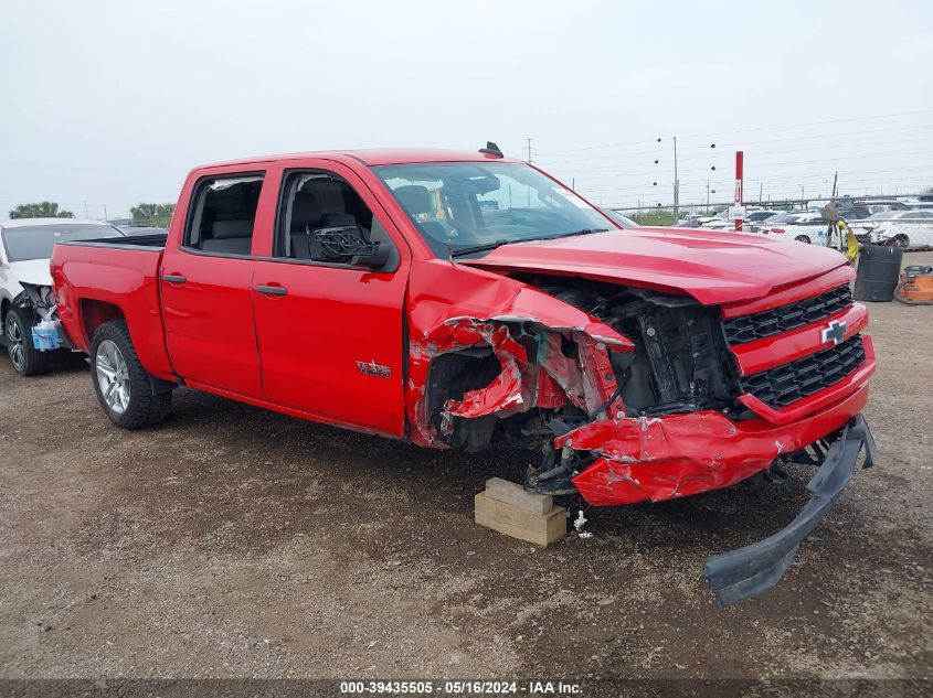 2018 Chevrolet Silverado 1500 Custom VIN: 3GCPCPEC2JG642329 Lot: 39435505