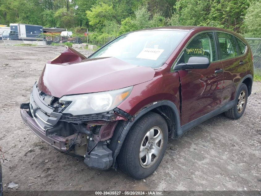 2013 Honda Cr-V Lx VIN: 5J6RM4H32DL058711 Lot: 39435527