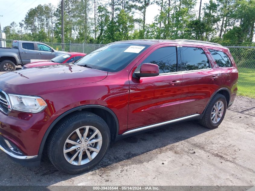 2018 Dodge Durango Sxt Awd VIN: 1C4RDJAG8JC222119 Lot: 39435544