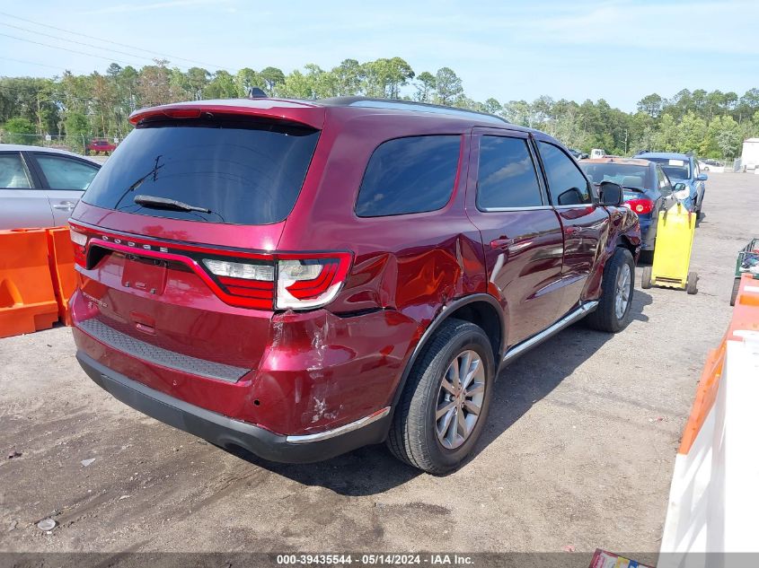 2018 Dodge Durango Sxt Awd VIN: 1C4RDJAG8JC222119 Lot: 39435544