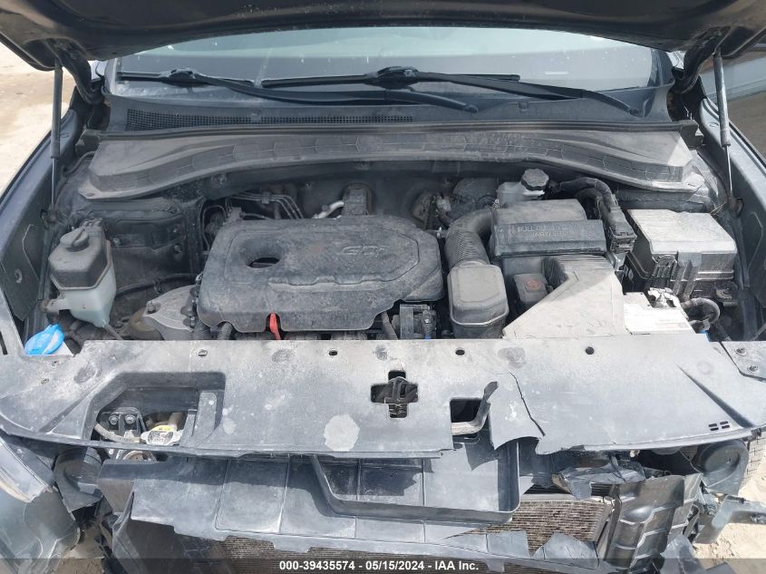 2019 Hyundai Santa Fe Sel VIN: 5NMS3CAD1KH079636 Lot: 39435574