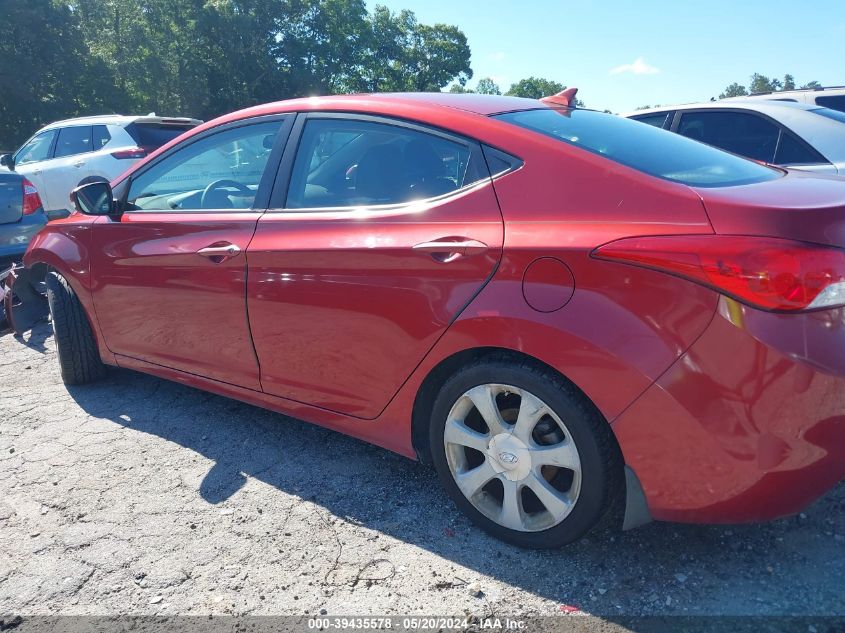 2012 Hyundai Elantra Limited (Ulsan Plant) VIN: KMHDH4AE7CU211507 Lot: 39435578