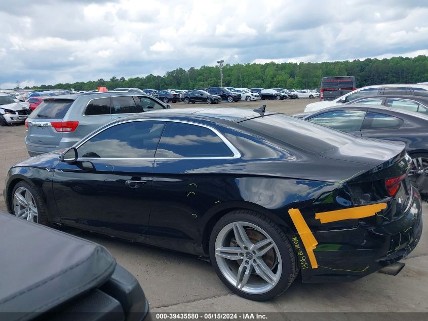 2018 Audi A5 2.0T Premium VIN: WAUTNAF59JA003849 Lot: 39435580