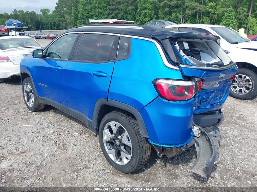 VIN 3C4NJDCB0JT283589 2018 JEEP COMPASS LIMITED 4X4