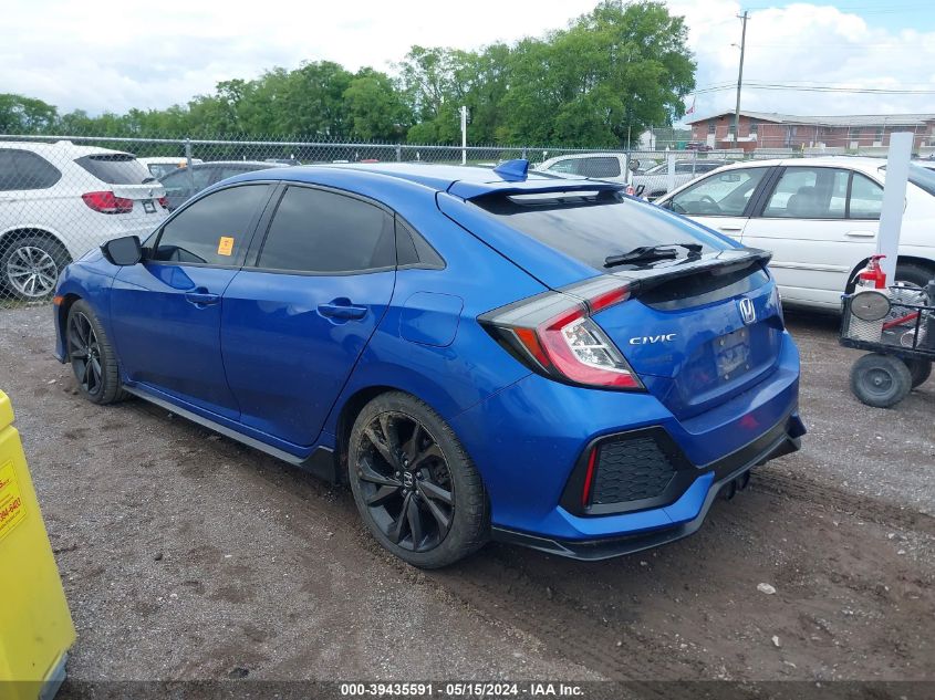 2018 Honda Civic Sport VIN: SHHFK7G44JU203304 Lot: 39435591