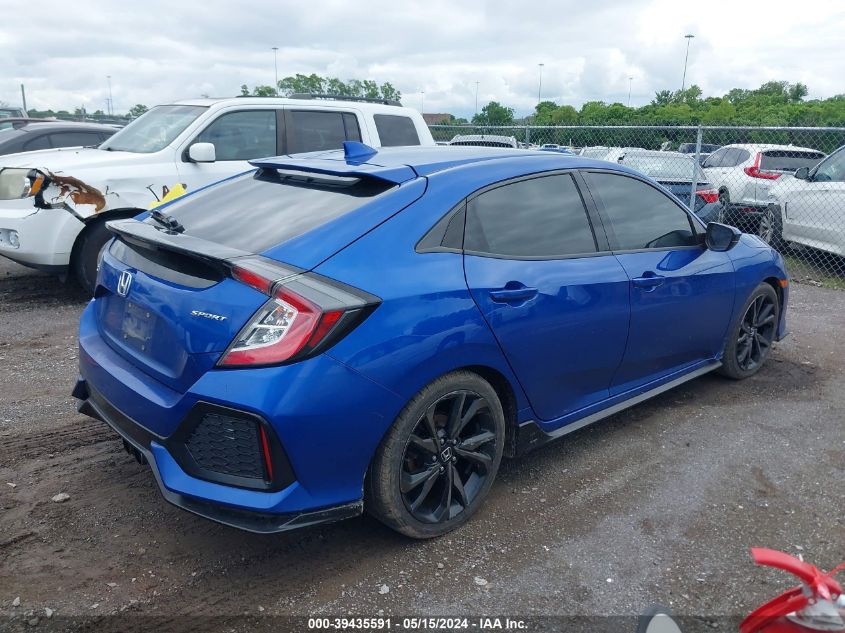 2018 Honda Civic Sport VIN: SHHFK7G44JU203304 Lot: 39435591