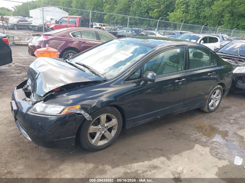 2008 Honda Civic Ex-L VIN: 2HGFA16968H503821 Lot: 39435592