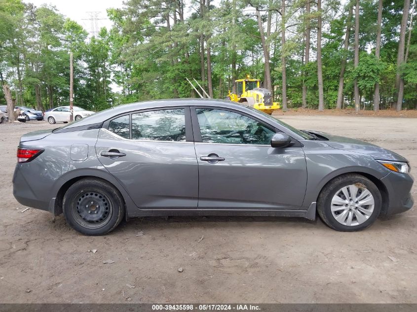 2020 Nissan Sentra S Xtronic Cvt VIN: 3N1AB8BV4LY270223 Lot: 39435598