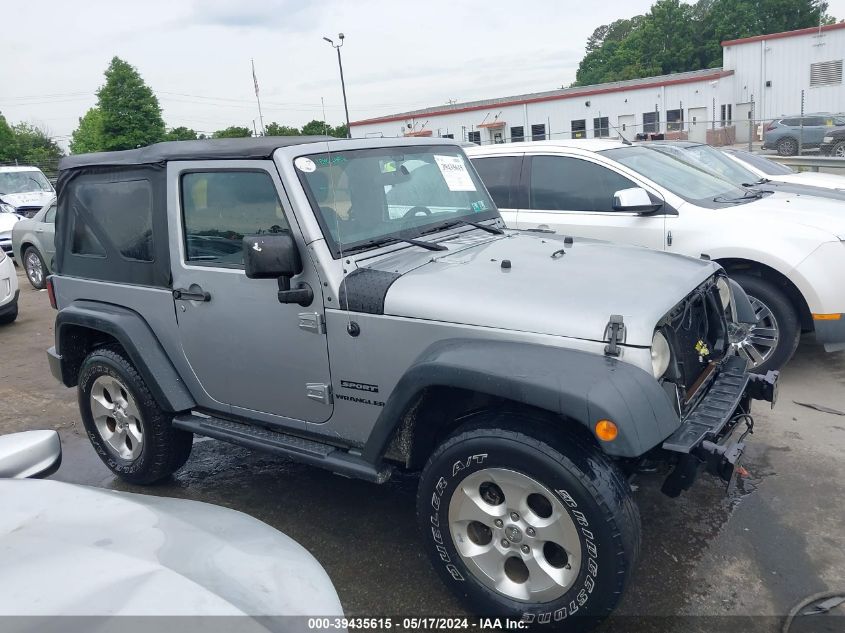 2013 Jeep Wrangler Sport VIN: 1C4AJWAG3DL586407 Lot: 39435615