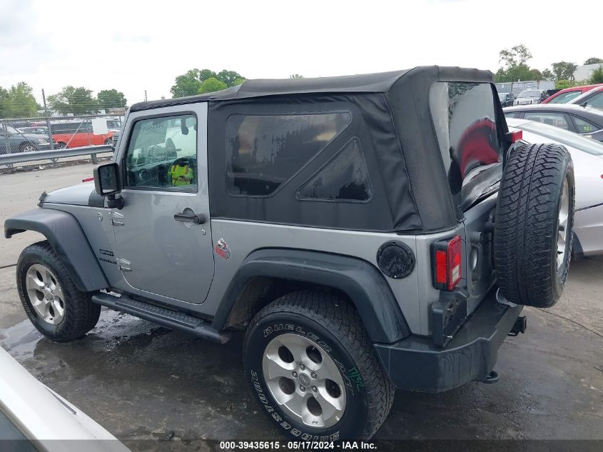 2013 Jeep Wrangler Sport VIN: 1C4AJWAG3DL586407 Lot: 39435615